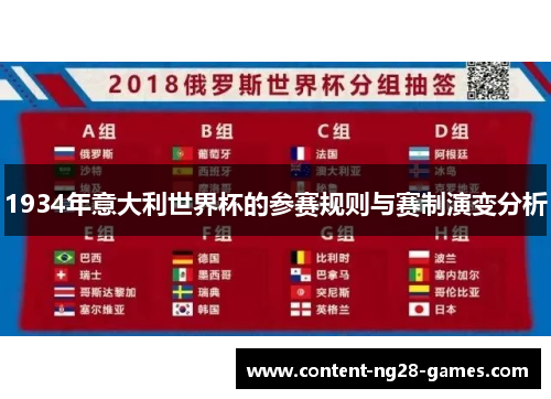 1934年意大利世界杯的参赛规则与赛制演变分析