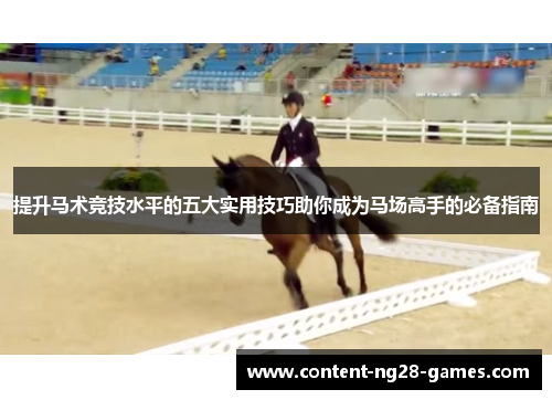 提升马术竞技水平的五大实用技巧助你成为马场高手的必备指南