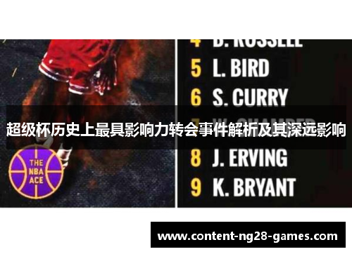 超级杯历史上最具影响力转会事件解析及其深远影响 超级杯历史上最具影响力转会事件解析及其深远影响